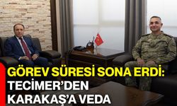 Görev süresi sona erdi: Tecimer’den Karakaş’a veda