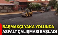 Başmakçı-Yaka yolunda sıcak asfalt çalışması başladı