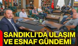 Sandıklı’da ulaşım ve esnaf gündemi