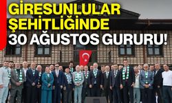 Giresunlular Şehitliğinde 30 Ağustos gururu!