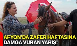 Afyon’da Zafer haftasına damga vuran yarış!
