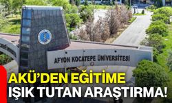 AKÜ’den eğitime ışık tutan araştırma!