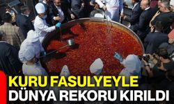 Kuru fasulyeyle dünya rekoru kırıldı
