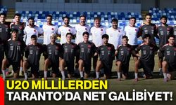 U20 Millilerden Taranto’da net galibiyet! Kuzey Makedonya’yı 3-0 yendiler