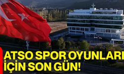 ATSO Spor Oyunları için son gün