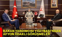 Bakan Yardımcısı Yiğitbaşı’ndan Afyonkarahisar odaklı görüşmeler