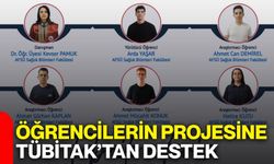 Öğrencilerin projesine TÜBİTAK’tan destek