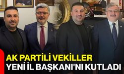 AK Partili Vekiller yeni İl Başkanı'nı kutladı