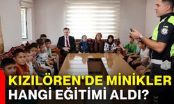 Kızılören'de minikler hangi eğitimi aldı?