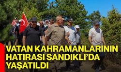 Vatan kahramanlarının hatırası Sandıklı’da yaşatıldı