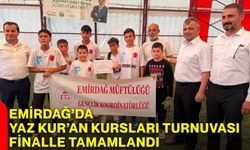 Emirdağ’da Yaz Kur’an Kursları Turnuvası finalle tamamlandı