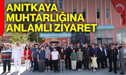Anıtkaya Muhtarlığına anlamlı ziyaret