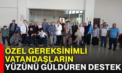 Özel gereksinimli vatandaşların yüzünü güldüren destek