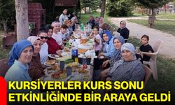 Kursiyerler kurs sonu etkinliğinde bir araya geldi