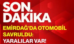 Emirdağ’da otomobil savruldu: Yaralılar var!