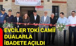Evciler TOKİ Camii dualarla ibadete açıldı
