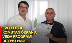Evciler’de Komutan Özkan’a veda programı düzenlendi