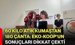 60 kilo atık kumaştan 180 çanta: EKO-KOOP’un sonuçları dikkat çekti