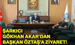 Şarkıcı Gökhan Akar’dan Sandıklı Belediye Başkanı Adnan Öztaş’a ziyaret