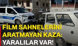 Film sahnelerini aratmayan kaza: Yaralılar var!