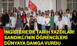 İngiltere'de tarih yazdılar! Sandıklı'nın öğrencileri dünyaya damga vurdu