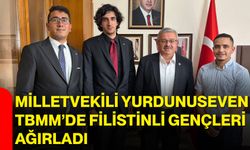 Milletvekili Yurdunuseven TBMM’de Filistinli gençleri ağırladı