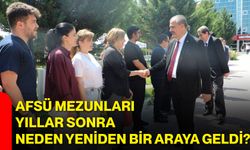 AFSÜ mezunları yıllar sonra neden yeniden bir araya geldi?