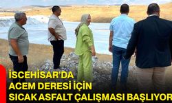 İscehisar’da Acem Deresi için sıcak asfalt çalışması başlıyor