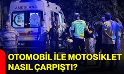 Otomobil ile motosiklet nasıl çarpıştı?