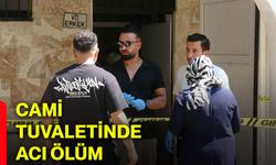Cami tuvaletinde acı ölüm