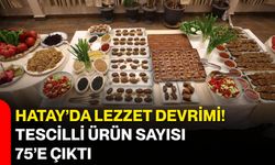 Hatay’da lezzet devrimi! Tescilli ürün sayısı 75’e çıktı