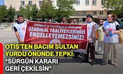 OTİS'ten Bacım Sultan Yurdu önünde tepki: “Sürgün kararı geri çekilsin”