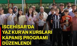 İscehisar’da Yaz Kur’an Kursları kapanış programı düzenlendi