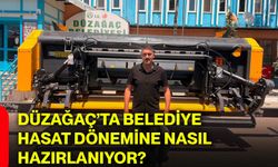 Düzağaç’ta belediye hasat dönemine nasıl hazırlanıyor?