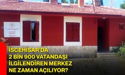 İscehisar’da 2 bin 900 vatandaşı ilgilendiren merkez ne zaman açılıyor?
