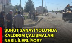 Şuhut Sanayi Yolu’nda kaldırım çalışmaları nasıl ilerliyor?