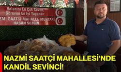 Nazmi Saatçi Mahallesi’nde kandil sevinci!