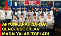 Afyonkarahisar’da genç judocular madalyaları topladı