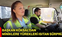 Başkan Köksal’dan miniklere yürekleri ısıtan sürpriz