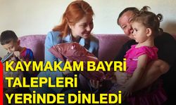 Kaymakam Bayri talepleri yerinde dinledi