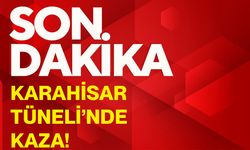 Karahisar Tüneli’nde kaza!