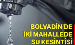 Bolvadin'de iki mahallede su kesintisi