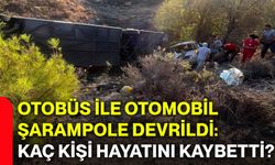 Otobüs ile otomobil şarampole devrildi: Kaç kişi hayatını kaybetti?