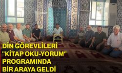 Din görevlileri "Kitap Oku-Yorum" programında bir araya geldi