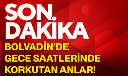 Bolvadin’de gece saatlerinde korkutan anlar!