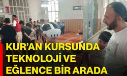 Kur’an kursunda teknoloji ve eğlence bir arada