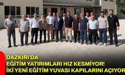 Dazkırı’da eğitim yatırımları hız kesmiyor! İki yeni eğitim yuvası kapılarını açıyor