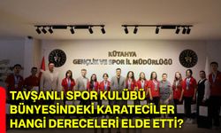 Tavşanlı Spor Kulübü bünyesindeki karateciler hangi dereceleri elde etti?