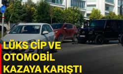 Lüks cip ve otomobil kazaya karıştı