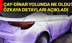 Çay-Dinar yolunda ne oldu? Özkaya detayları açıkladı